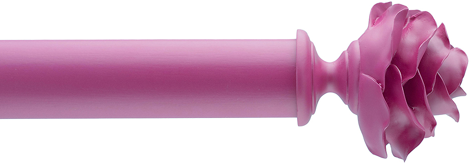 Byron Floral Neon 45mm 55mm Pole Fuchsia Rose