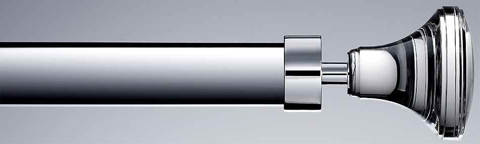 Byron Halo 35mm 45mm Acrylic Pole, Acrylic Rings, Celeste