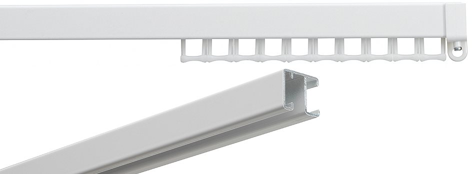 Silent Gliss 1280 Curtain Track White