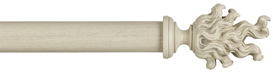 Byron Manor 45mm 55mm Curtain Pole Urban White Brunswick