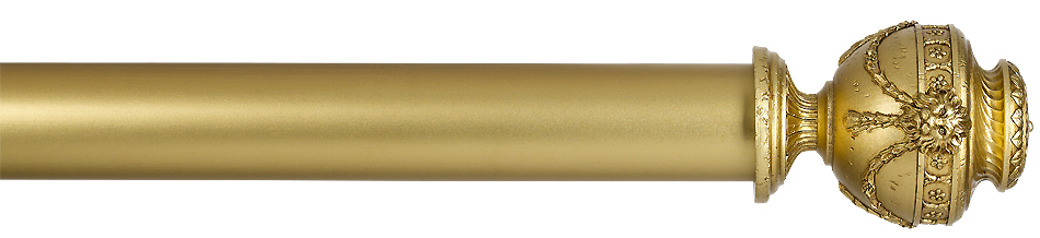 Byron Manor 45mm 55mm Curtain Pole Burnished Gold Victoria