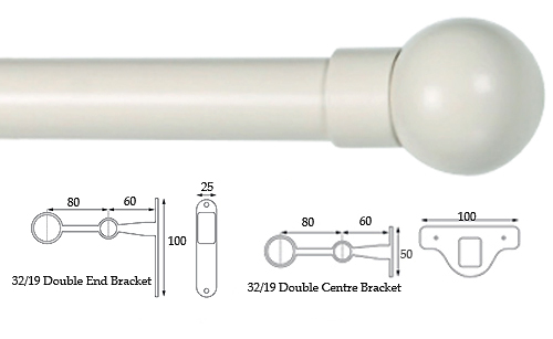 Cameron Fuller 32mm/19mm Double Pole Chalk Ball