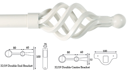 Cameron Fuller 32mm/19mm Double Pole Chalk Cage