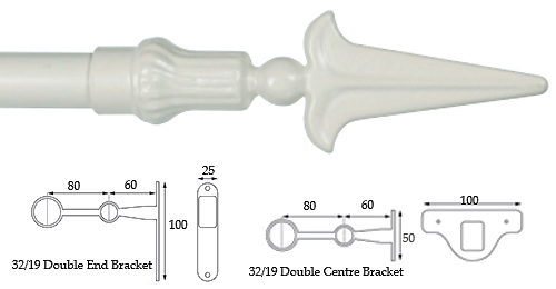 Cameron Fuller 32mm/19mm Double Pole Chalk Spear