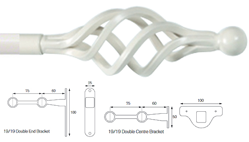 Cameron Fuller 19mm/19mm Double Pole Chalk Cage