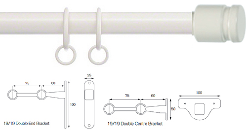 Cameron Fuller 19mm/19mm Double Pole Chalk Collar