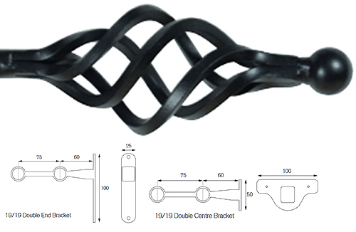 Cameron Fuller 19mm/19mm Double Pole Graphite Cage