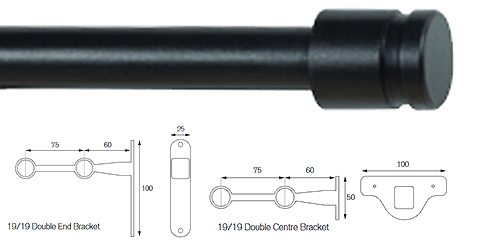 Cameron Fuller 19mm/19mm Double Pole Graphite Collar