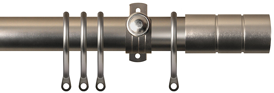 Renaissance Dimensions 28mm Adjustable Pole Titanium, Cylinder