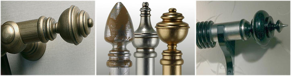 Byron & Byron Heritage Wooden Curtain Poles