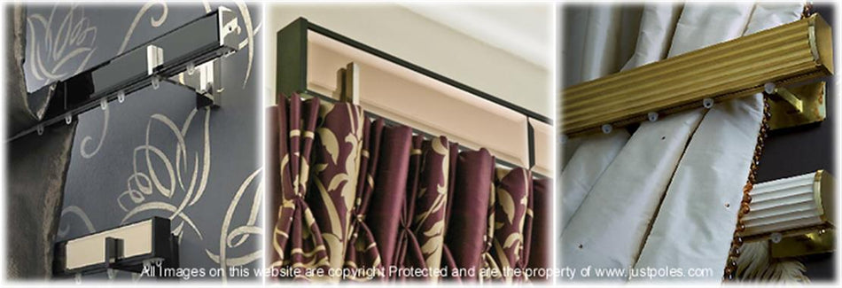 Byron Polmet Deluxe Curtain Tracks