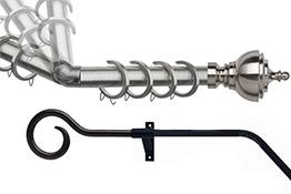 Bay Window Curtain Poles