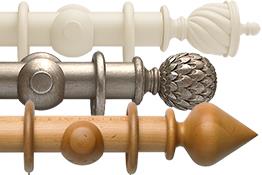 Extra Long Wood Curtain Poles