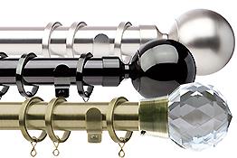 Jones Astra, Cosmos & Quartz 28mm Metal Curtain Poles