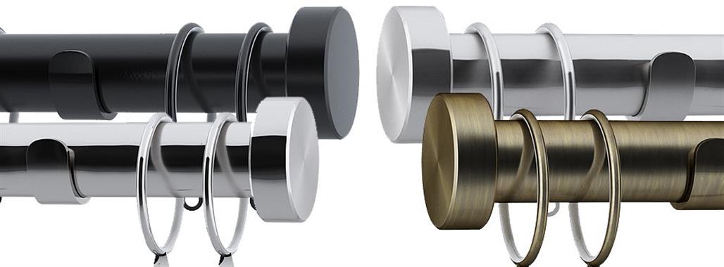 Speedy Stud Endcap 28mm Metal Curtain Poles