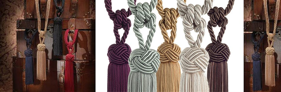 Swish Cheviot Rope Tiebacks