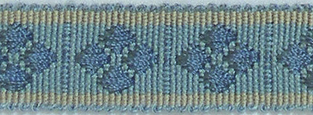 Hallis Warwick Trimming Classic Diamond Braid Blue