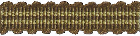 Hallis Warwick Trimming Classic Narrow Braid Sand & Mocha