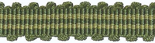 Hallis Warwick Trimming Classic Narrow Braid Leaf Green