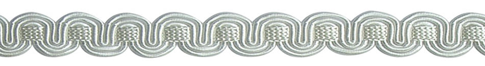 Rolls Chelsea Trimming, Scroll Gimp Braid White – Just Poles