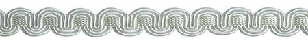 Hallis Chelsea Trimming Scroll Gimp Braid White