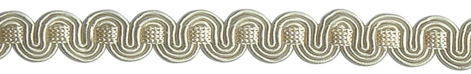 Hallis Chelsea Trimming Scroll Gimp Braid Pearl