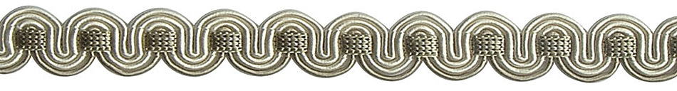 Hallis Chelsea Trimming Scroll Gimp Braid Ivory