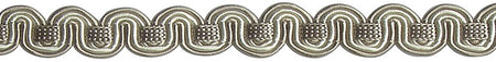 Hallis Chelsea Trimming Scroll Gimp Braid Beige