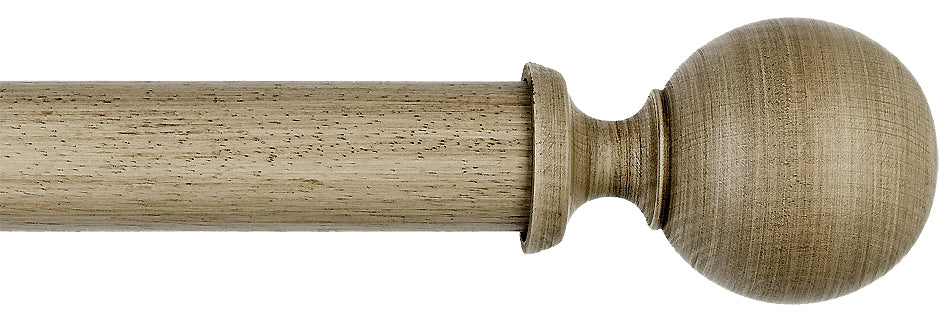Byron Barnwood 35mm 45mm 55mm Pole Barnwood Cream, Carbis