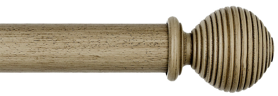 Byron Barnwood 35mm 45mm 55mm Pole Barnwood Cream, Ives