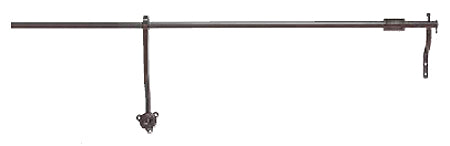 Rolls Bronze 16mm Rising Portiere rod