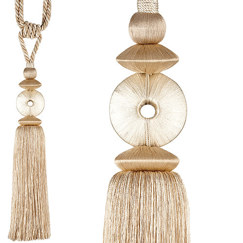 Hallis Curtain Tieback Polo, Vanilla