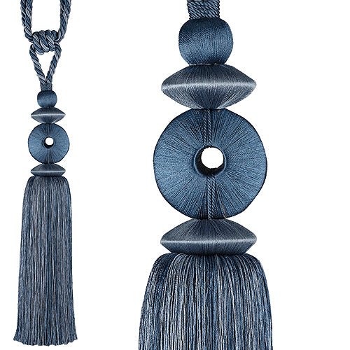 Hallis Curtain Tieback Polo, Denim