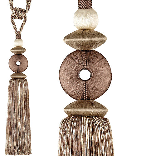 Hallis Curtain Tieback Polo, Cocoa