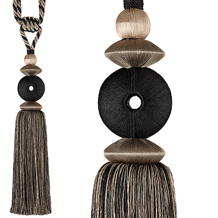 Hallis Curtain Tieback Polo, Charcoal
