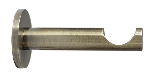 Jones Strand 35mm Pole Bracket 11cm, Burnished Brass