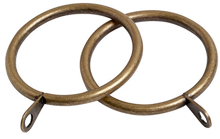 Speedy Pristine 25mm-28mm Pole Rings, Antique Brass