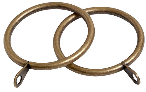 Speedy Pristine 25mm-28mm Pole Rings, Antique Brass