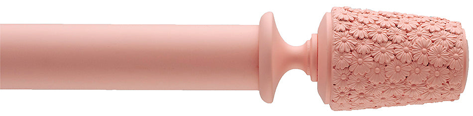 Byron Floral Neon 35mm 45mm Pole Baby Pink Daisy