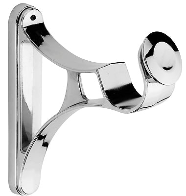 Integra Inspired Allure 35mm Metal Curvatura End Bracket Chrome