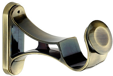 Integra Inspired Allure 35mm Metal Curvatura Centre Bracket Burnished Brass