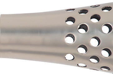 Renaissance Spectrum 35mm Finial Only, Titanium, Trumpet
