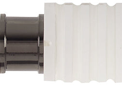 Renaissance Spectrum 50mm Finial Only, Black Nickel, Acrylic Cube