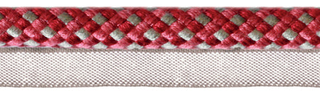 Jones Belezza Trimming Flanged Cord, Ruby