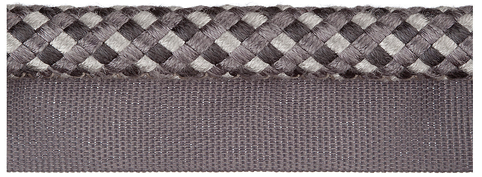 Jones Belezza Trimming Flanged Cord, Platinum