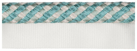 Jones Belezza Trimming Flanged Cord, Turquoise