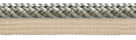 Jones Belezza Trimming Flanged Cord, Mink