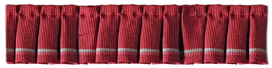 Jones Belezza Trimming Pleated Ruche, Ruby