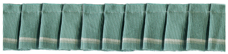 Jones Belezza Trimming Pleated Ruche, Turquoise