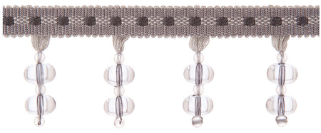 Jones Belezza Beaded Trim, Heather